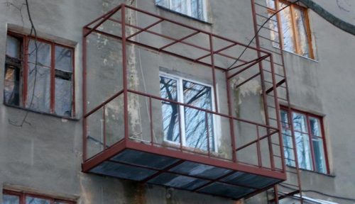 Укрепление балкона в панельном доме